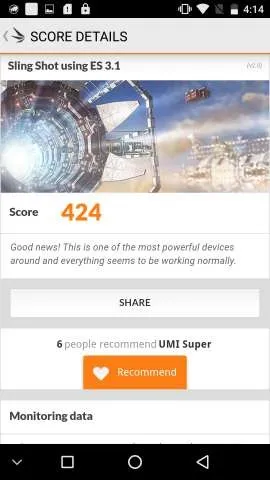 Огляд umi super чотири гіга і вісім ядер