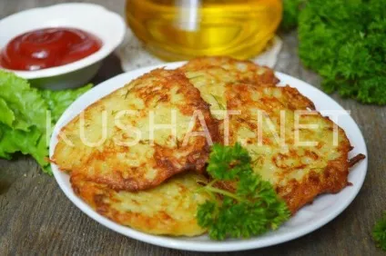 Оладки з кабачків і картоплі