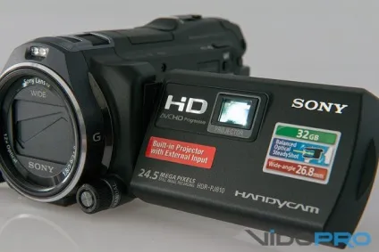 Огляд відеокамери sony handycam hdr-pj810e знімати і показувати