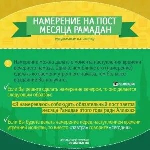 Щоночі перед постом потрібно вимовляти намір (нійят) (постом) Щоночі перед постом потрібно вимовляти намір (нійят)