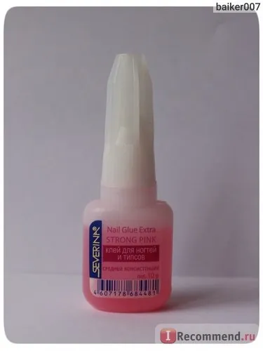 Клей для нігтів і тіпсів severina nail glue extra strong pink - «як надовго і намертво закріпити (закріпити) Клей для нігтів і тіпсів severina nail glue extra strong pink - «як надовго і намертво закріпити