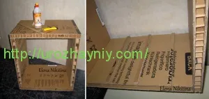 Комод з картону своїми руками