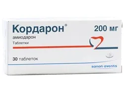Кордарон - інструкція із застосування, показання, дози (застосування) Кордарон - інструкція із застосування, показання, дози