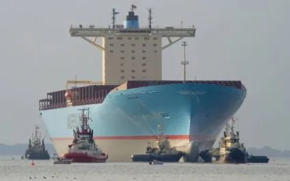Контейнеровоз «emma maersk» найбільше вантажне судно в світі (maersk line) Контейнеровоз «emma maersk» найбільше вантажне судно в світі