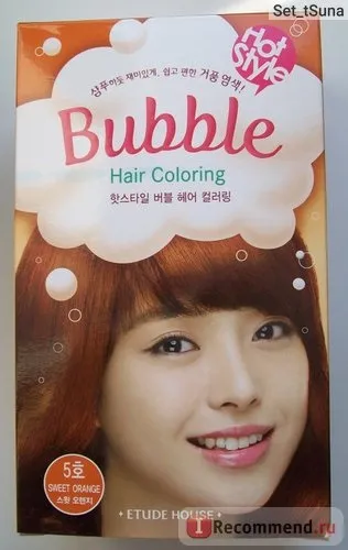Фарба для волосся etude house bubble hair coloring - «пофарбувати волосся і не зіпсувати їх це -