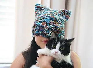 Котошапка спицями опис і схеми для початківців (опис) Котошапка спицями опис і схеми для початківців