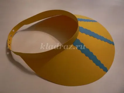 Козирок від сонця з паперу своїми руками (паперу своїми руками) Козирок від сонця з паперу своїми руками