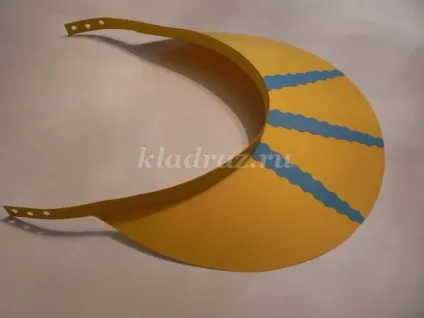 Козирок від сонця з паперу своїми руками (своїми) Козирок від сонця з паперу своїми руками
