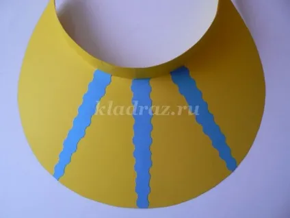 Козирок від сонця з паперу своїми руками (паперу своїми руками) Козирок від сонця з паперу своїми руками