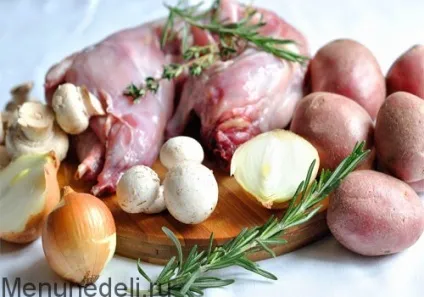 Кролик з картоплею - рецепт з покроковими фото