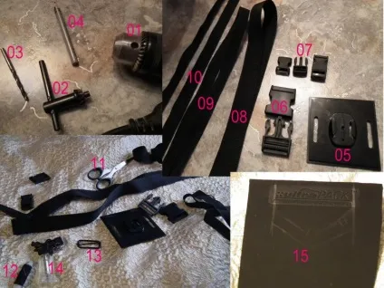 Кріплення chest mount для gopro своїми руками (chest) Кріплення chest mount для gopro своїми руками