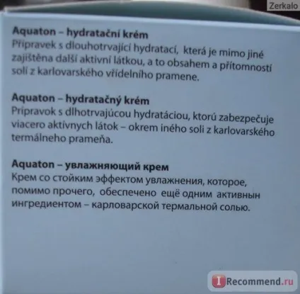 Крем для обличчя ryor aquaton зволожуючий - «карловарская косметика, пробуємо і ділимося думкою! », (Зволожуючий) Крем для обличчя ryor aquaton зволожуючий - «карловарская косметика, пробуємо і ділимося думкою! »,