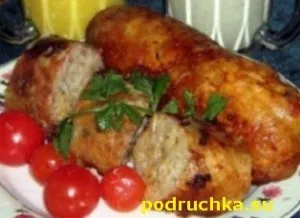 Курячі шийки фаршировані, улюблені страви (курячі) Курячі шийки фаршировані, улюблені страви