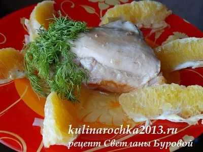 Курка з апельсинами