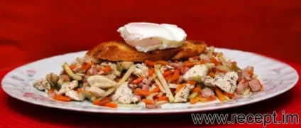 Курка з овочами, 1 рецепт (овочі) Курка з овочами, 1 рецепт
