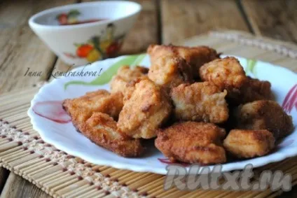 Куряче філе в паніровці на сковороді - рецепт з фото