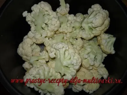 Курка з кольоровою капустою в мультиварці (капустою) Курка з кольоровою капустою в мультиварці