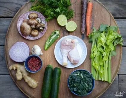 Курячий суп з овочами - покроковий рецепт з фото на (кулінари) Курячий суп з овочами - покроковий рецепт з фото на