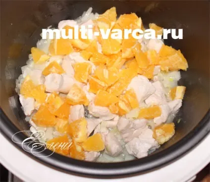 Курка з апельсинами в мультиварці 1 (курка апельсинами мультиварці) Курка з апельсинами в мультиварці 1