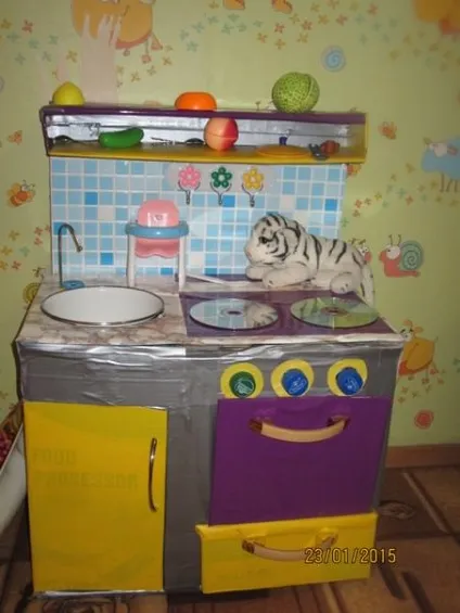 Кухня для дитини своїми руками майстер-клас і ідеї (руками) Кухня для дитини своїми руками майстер-клас і ідеї