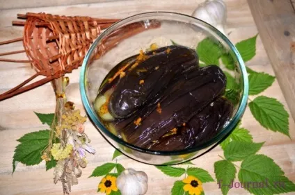 Квашені баклажани, фаршировані часником і морквою рецепт з фото (баклажани) Квашені баклажани, фаршировані часником і морквою рецепт з фото