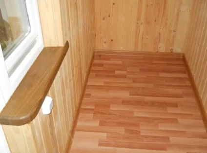Ламінат на лоджії поріг на балкон з ламінату, укладання, чи можна стелити ламінат на балконі, як (лоджії) Ламінат на лоджії поріг на балкон з ламінату, укладання, чи можна стелити ламінат на балконі, як