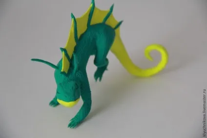 Ліпимо чудесного дракончика з оксамитового пластика - ярмарок майстрів - ручна робота, handmade (предмети інтер'єру) Ліпимо чудесного дракончика з оксамитового пластика - ярмарок майстрів - ручна робота, handmade