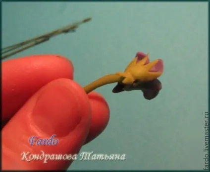 Лісова фіалка з полімерної глини майстер-клас - ярмарок майстрів - ручна робота, handmade (прикраси ручної роботи) Лісова фіалка з полімерної глини майстер-клас - ярмарок майстрів - ручна робота, handmade