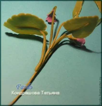 Лісова фіалка з полімерної глини майстер-клас - ярмарок майстрів - ручна робота, handmade (декорування handmade) Лісова фіалка з полімерної глини майстер-клас - ярмарок майстрів - ручна робота, handmade