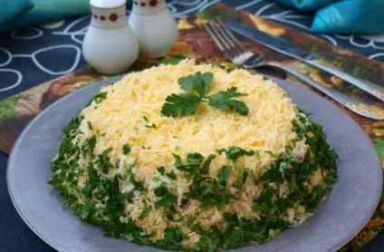 Кращі рецепти, як зробити салат - мисливський - з грибами і куркою (мисливський) Кращі рецепти, як зробити салат - мисливський - з грибами і куркою