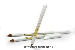 Відбілюючий олівець для дизайну нігтів в салонах краси і на дому!