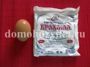 Маска для обличчя-білок і крохмаль рецепт приготування з фото