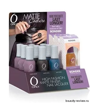 Mатовий лак orly з колекції matte couture, відгуки про косметику (лаки) Mатовий лак orly з колекції matte couture, відгуки про косметику