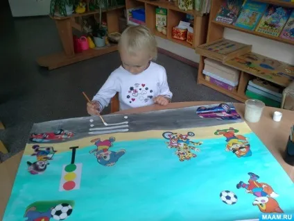 Майстер-клас з виготовлення з дітьми плаката по пдд