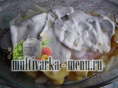 Морський язик в духовці з картоплею під сиром, другі страви (морський язик в духовці) Морський язик в духовці з картоплею під сиром, другі страви