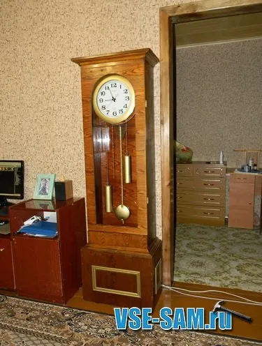Підлоговий годинник - зроби сам своїми руками вироби, саморобки