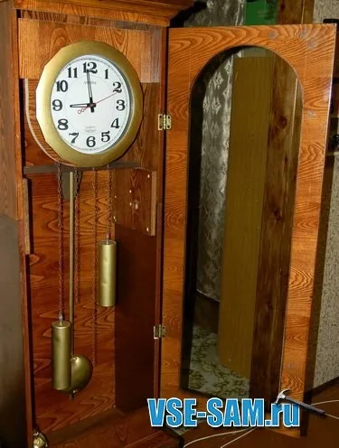 Підлоговий годинник - зроби сам своїми руками вироби, саморобки