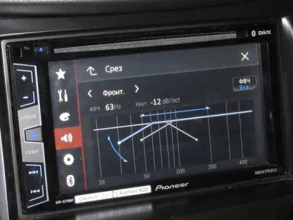 Налаштування автомагнітоли pioneer avh-x2700bt в системі з підсилювачем і сабвуфером (pioneer avh-x2700bt) Налаштування автомагнітоли pioneer avh-x2700bt в системі з підсилювачем і сабвуфером