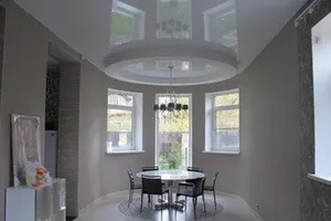 Натяжні стелі на кухню фото дизайн 6 м2, 9 кв