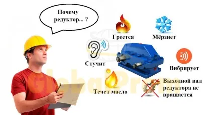 неполадки редукторів