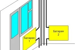 Перенесення батареї на балкон