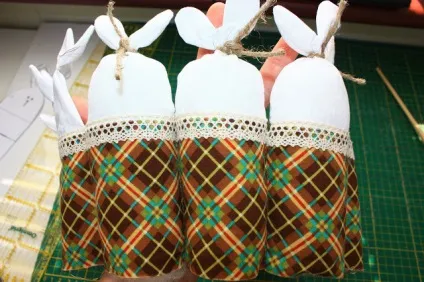 Великодній кошик з зайцями - ярмарок майстрів - ручна робота, handmade (кошик) Великодній кошик з зайцями - ярмарок майстрів - ручна робота, handmade