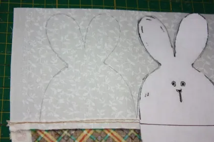 Великодній кошик з зайцями - ярмарок майстрів - ручна робота, handmade (нитки) Великодній кошик з зайцями - ярмарок майстрів - ручна робота, handmade
