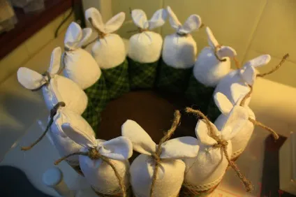 Великодній кошик з зайцями - ярмарок майстрів - ручна робота, handmade (майстер-клас для дітей) Великодній кошик з зайцями - ярмарок майстрів - ручна робота, handmade