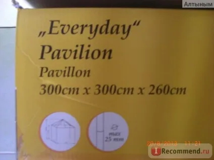 Павільйон everyday pavilion pavillon - «відмінна намет-павільйон для дачі та саду! Фото », відгуки (pavilion) Павільйон everyday pavilion pavillon - «відмінна намет-павільйон для дачі та саду! Фото », відгуки