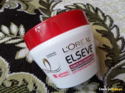 Відгук про відновлює маска для волосся l - oreal paris elseve - повне відновлення 5 сама (маска) Відгук про відновлює маска для волосся l - oreal paris elseve - повне відновлення 5 сама