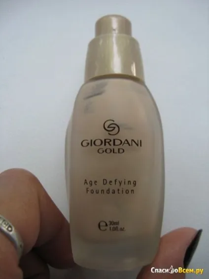 Відгук про тональна основа oriflame giordani gold - секрет молодості цей тональний крем мені (oriflame) Відгук про тональна основа oriflame giordani gold - секрет молодості цей тональний крем мені