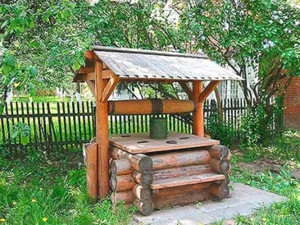 Оформлення колодязя на дачі різними матеріалами (ландшафтний дизайн) Оформлення колодязя на дачі різними матеріалами