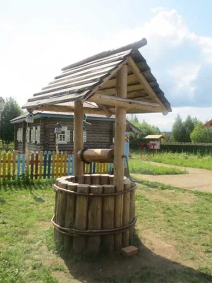 Оформлення колодязя на дачі різними матеріалами (дачі) Оформлення колодязя на дачі різними матеріалами