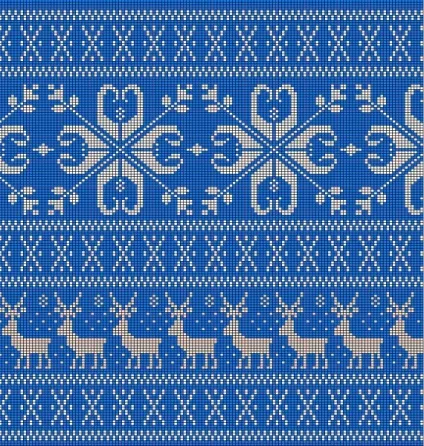 Опис в'язання малюнків з оленями (в'язання) Опис в'язання малюнків з оленями